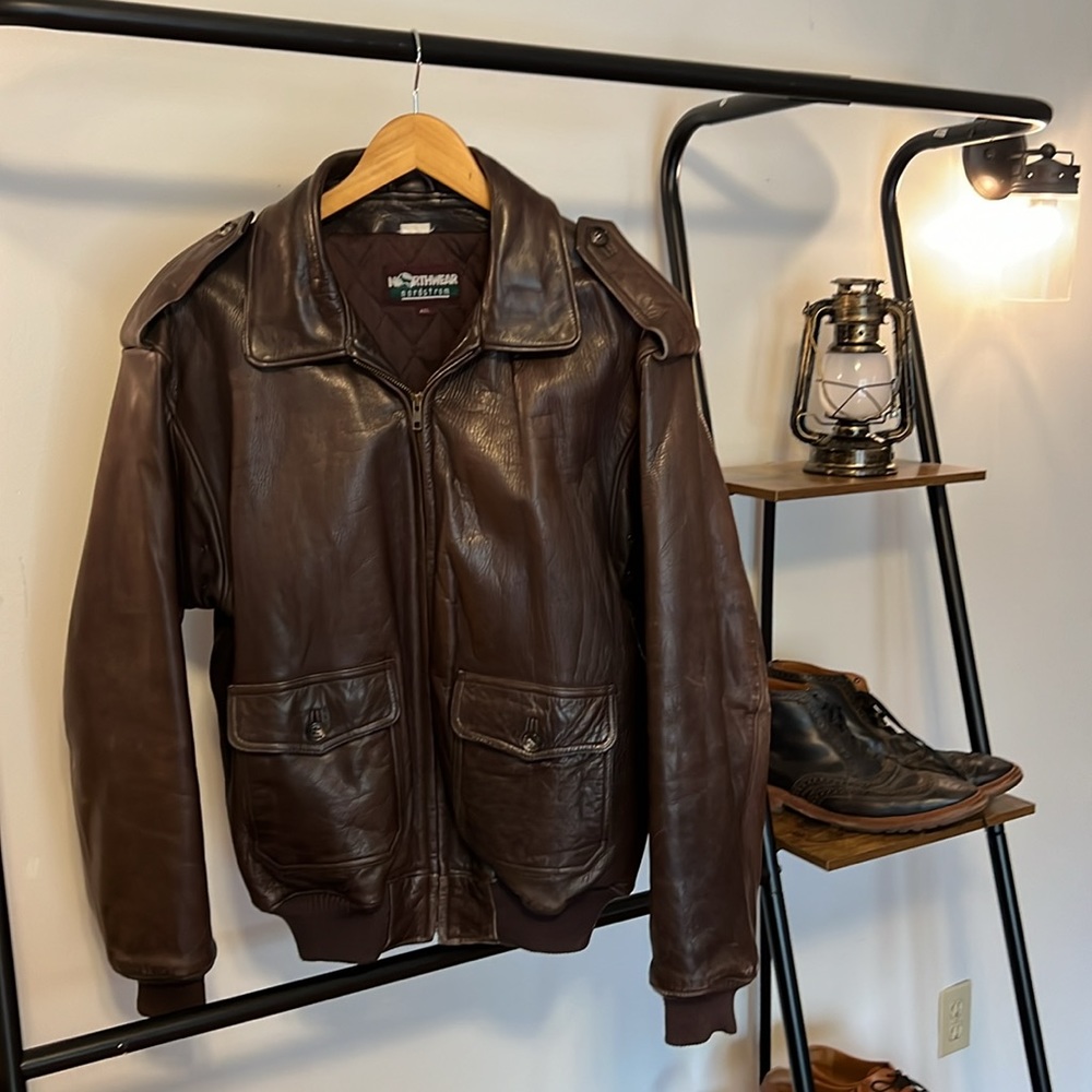 Vintage Nordstrom Bomber Jacket 42L